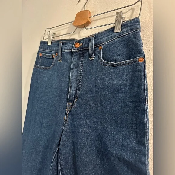 Madewell Tapered Leg High Rise Denim - Picture 10 of 10